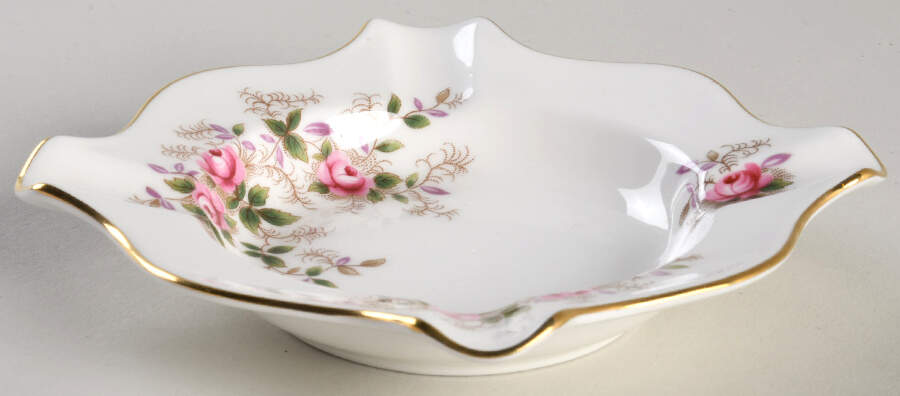 Lavender Rose Small Square Ashtray by Royal Albert-1