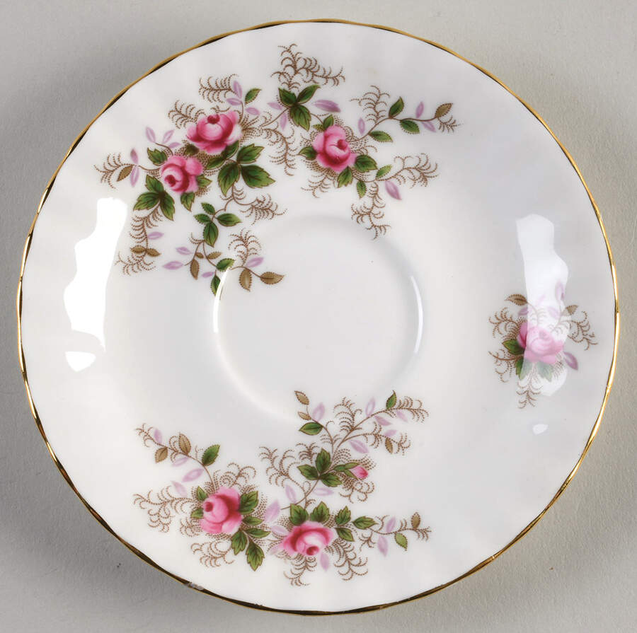Lavender Rose Saucer for Footed Demitasse Cup by Royal Albert-1