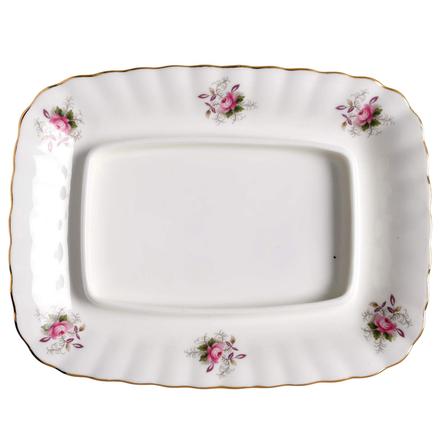 Lavender Rose Rectangular Butter No Lid by Royal Albert-1
