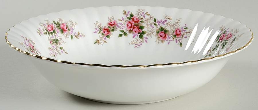 Lavender Rose 9" Round Vegetable Bowl by Royal Albert-1