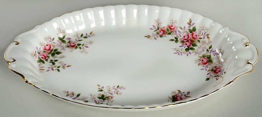 Lavender Rose Tray for Creamer & Sugar with Lid by Royal Albert-1