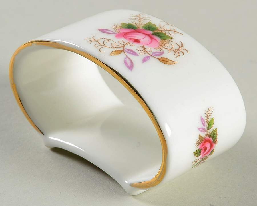 Lavender Rose Napkin Ring by Royal Albert-1