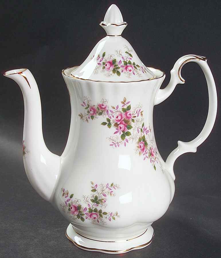 Lavender Rose Small Coffee Pot & Lid by Royal Albert-1