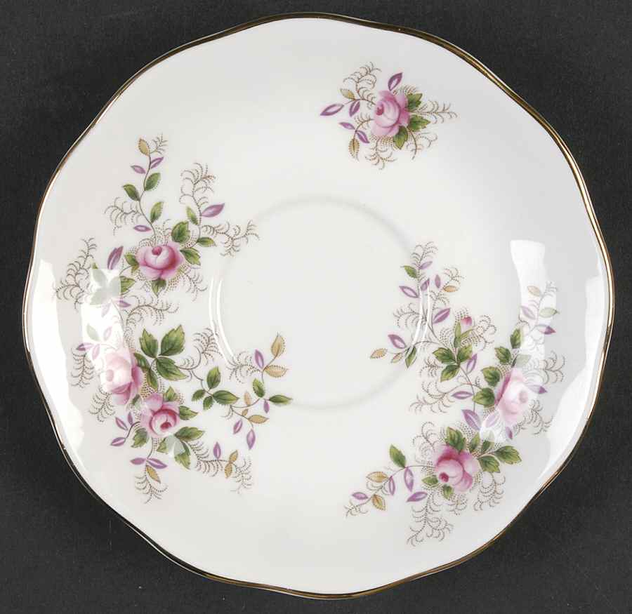 Lavender Rose Saucer for Footed Demitasse Cup by Royal Albert-1
