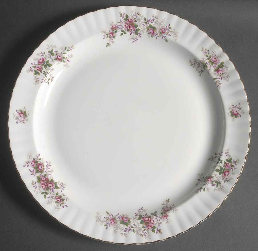 Lavender Rose 13" Chop Plate (Round Platter) by Royal Albert-1