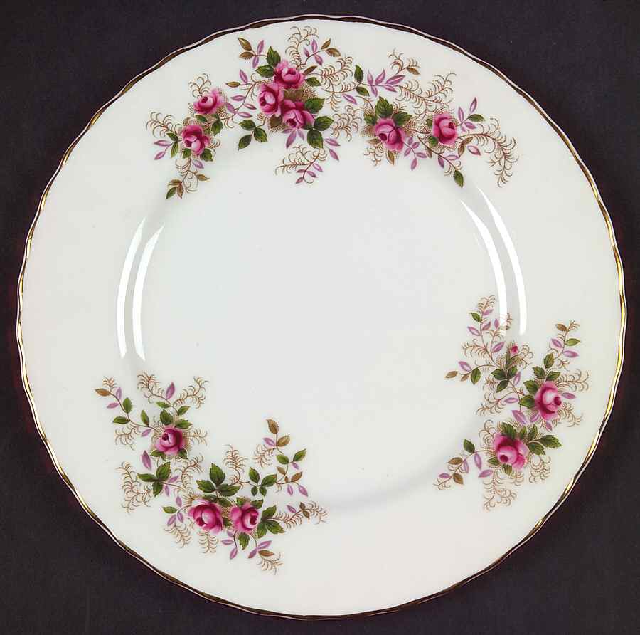 Lavender Rose Dessert/Pie Plate by Royal Albert-1