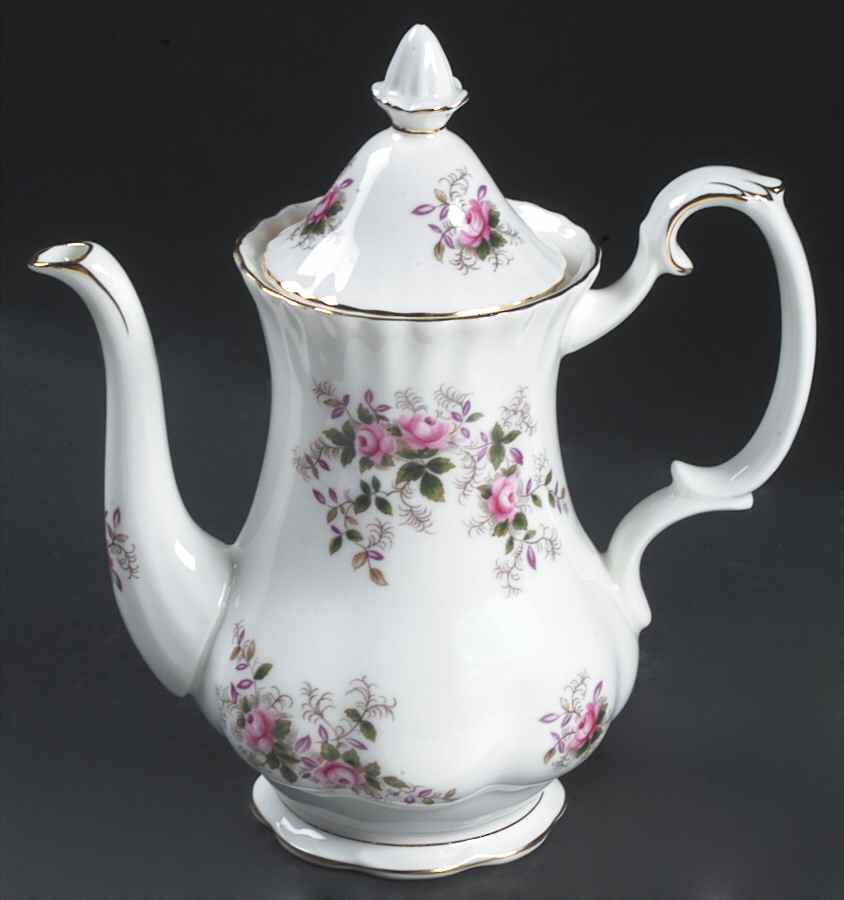 Lavender Rose Mini Coffee Pot & Lid by Royal Albert-1