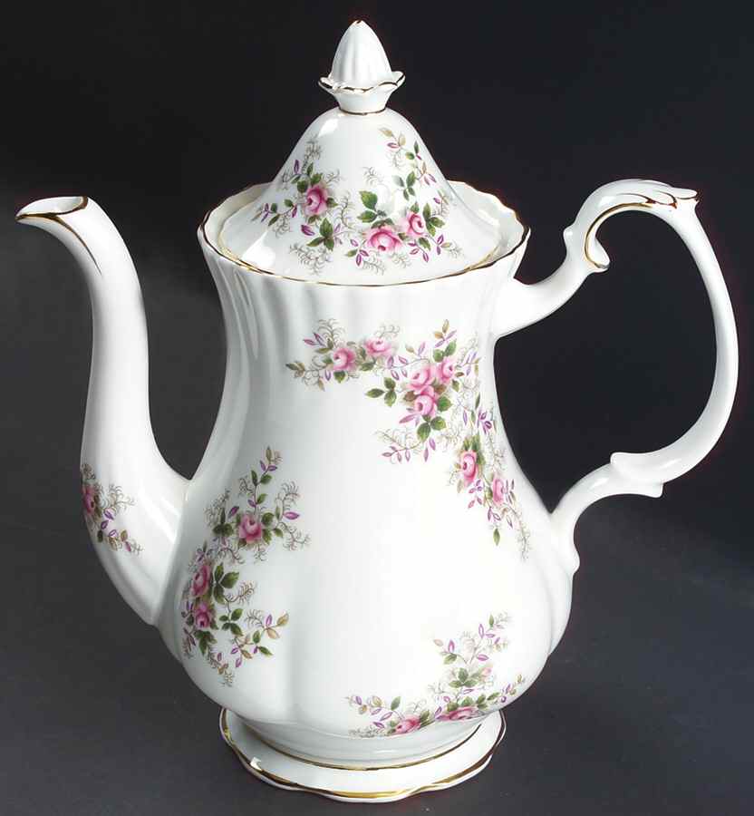 Lavender Rose Coffee Pot & Lid by Royal Albert-1