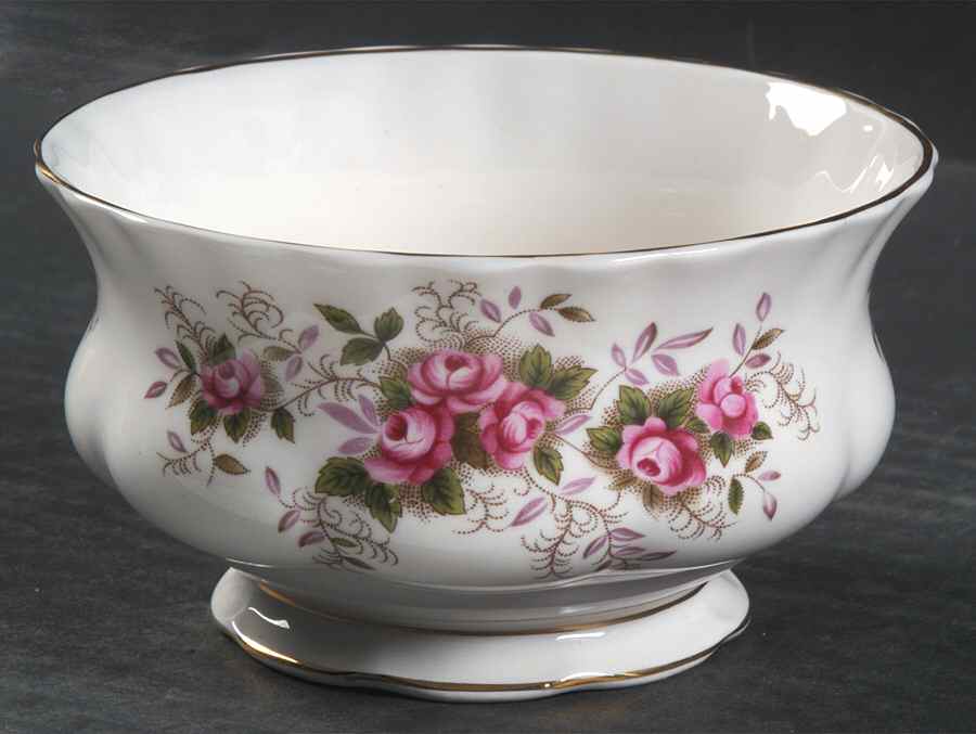 Lavender Rose Open Sugar Bowl by Royal Albert-1