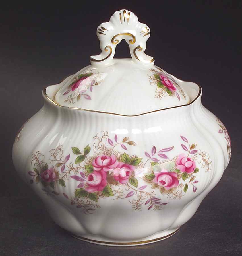Lavender Rose Round Box & Lid by Royal Albert-1