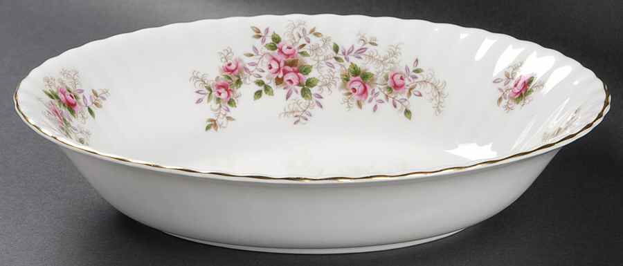 Lavender Rose 9" Oval Vegetable Bowl by Royal Albert-1