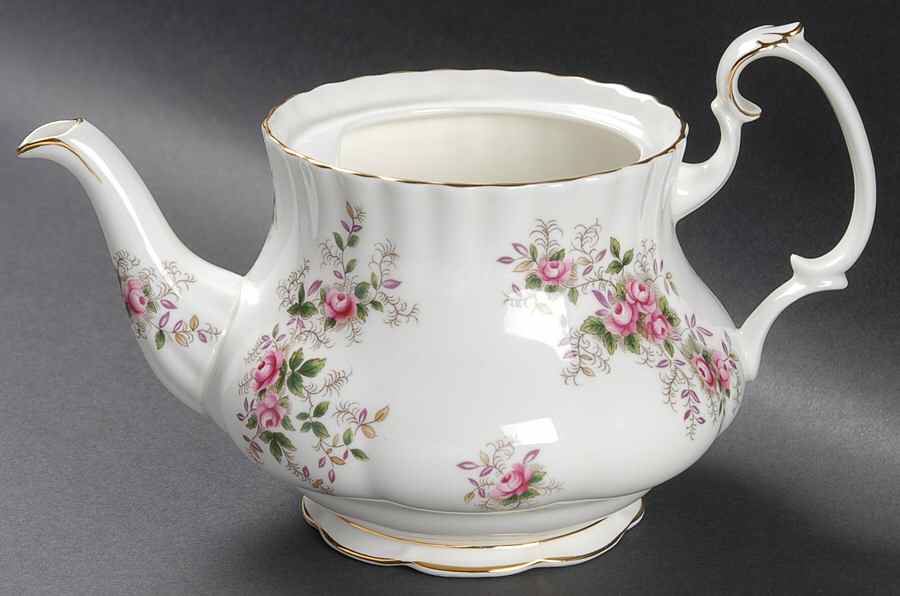 Lavender Rose Small Teapot No Lid by Royal Albert-1