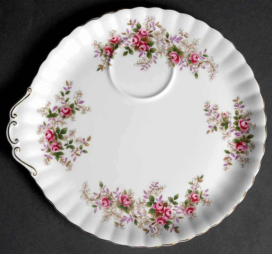 Lavender Rose Snack Plate by Royal Albert-1