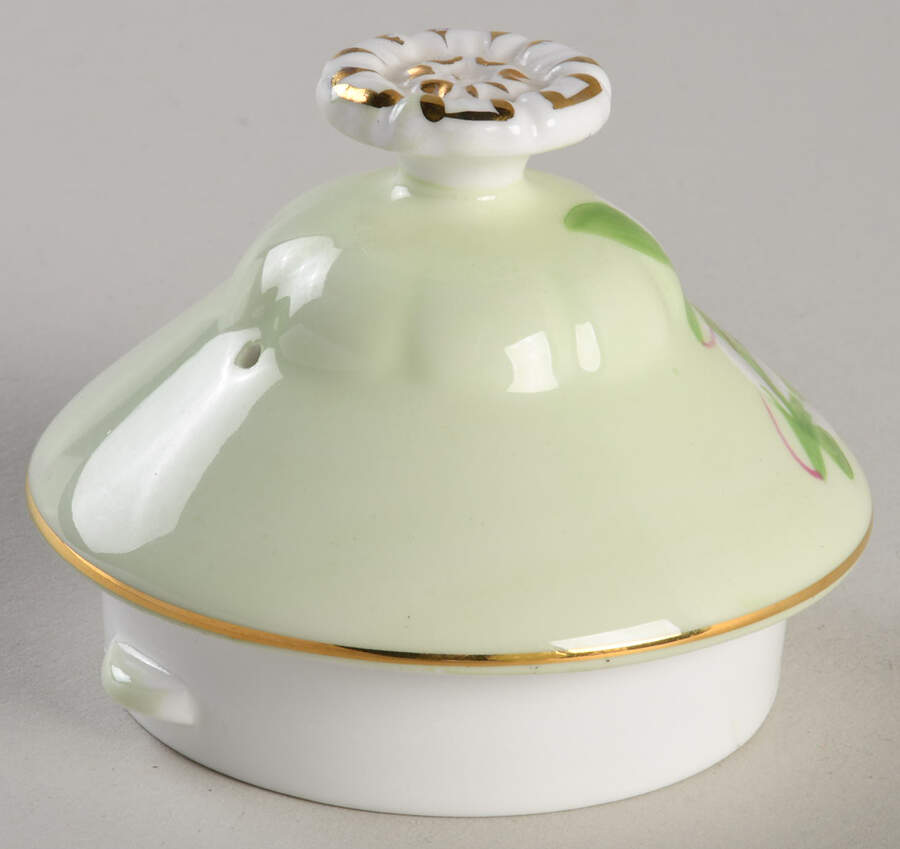 Laurentian Snowdrop Pale Green Lid for Coffee Pot by Royal Albert-1