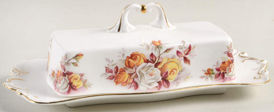 Lenora 1/4 Lb Covered Butter by Royal Albert-1