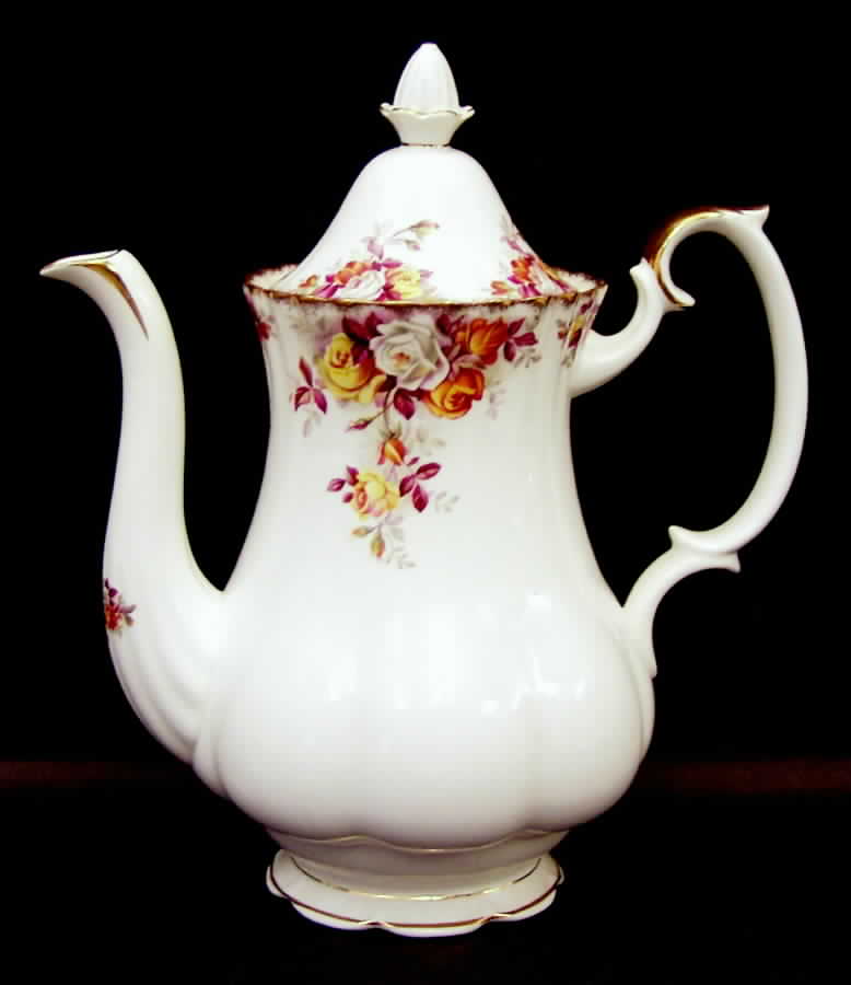 Lenora Coffee Pot & Lid by Royal Albert-1