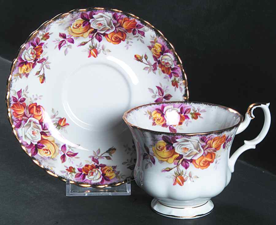 Lenora Footed Cup & Saucer Set by Royal Albert-1