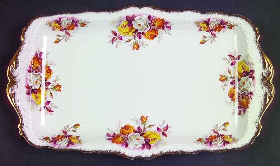 Lenora Large Sandwich Tray by Royal Albert-1