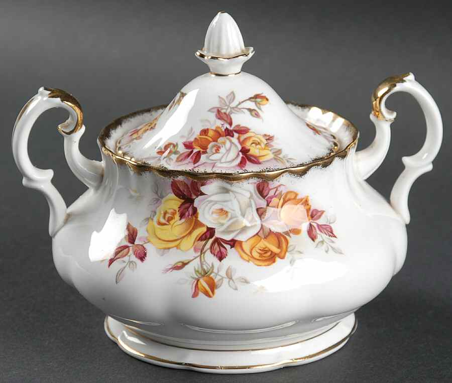 Lenora Sugar Bowl & Lid by Royal Albert-1