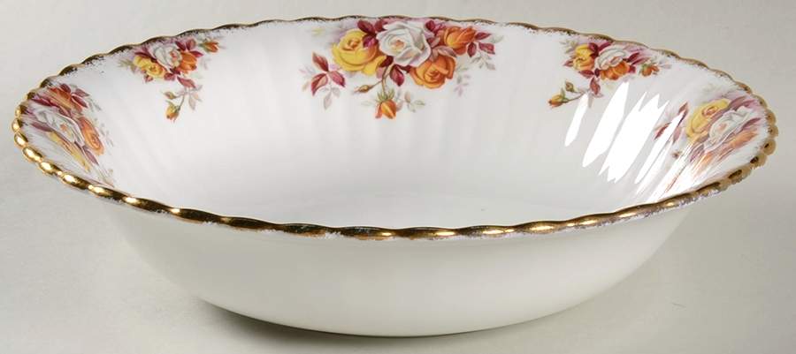 Lenora 9" Round Vegetable Bowl by Royal Albert-1