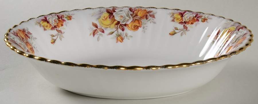 Lenora 9" Oval Vegetable Bowl by Royal Albert-1