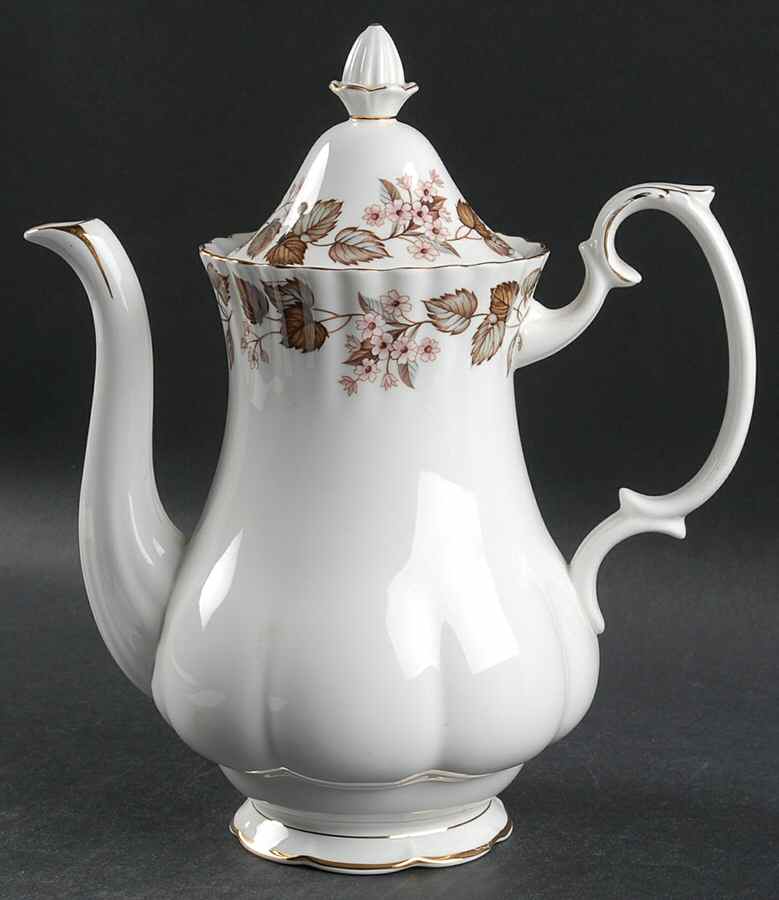 Linden Lea (Montrose) Coffee Pot & Lid by Royal Albert-1