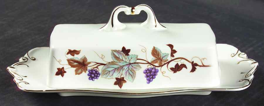 Lorraine 1/4 Lb Covered Butter by Royal Albert-1