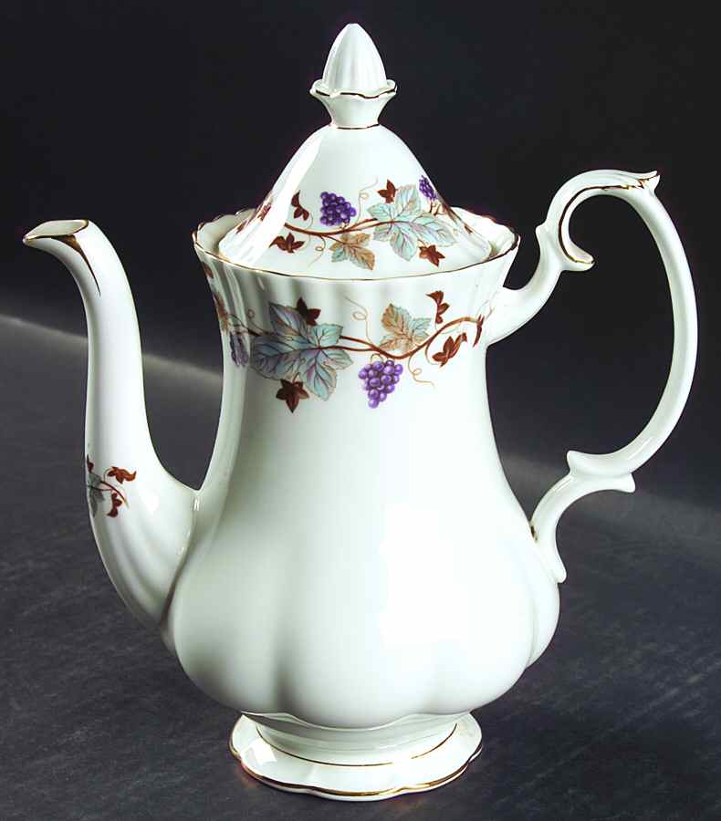 Lorraine Small Coffee Pot & Lid by Royal Albert-1