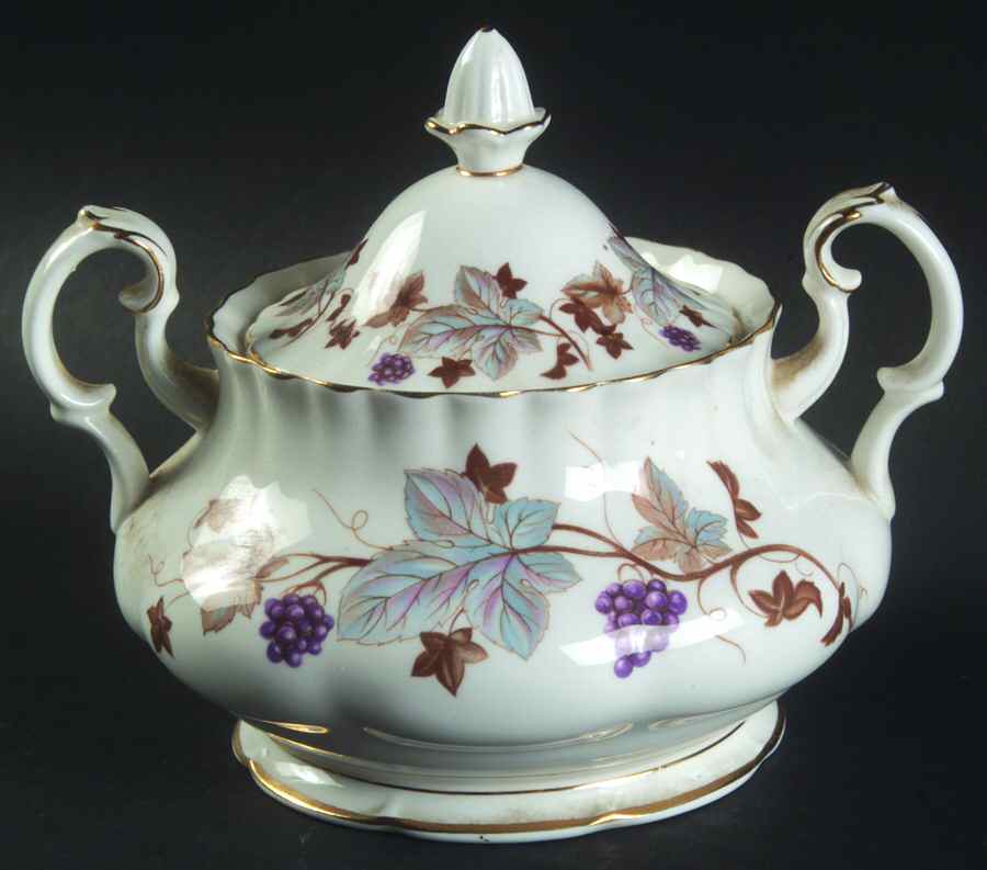 Lorraine Sugar Bowl & Lid by Royal Albert-1