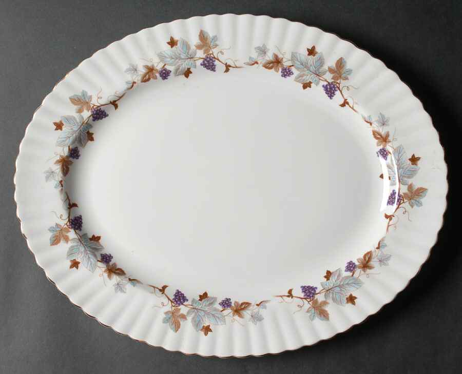 Lorraine 15" Oval Serving Platter by Royal Albert-1