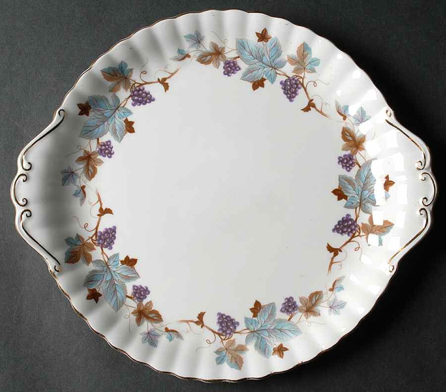 Lorraine Handled Cake Plate by Royal Albert-1
