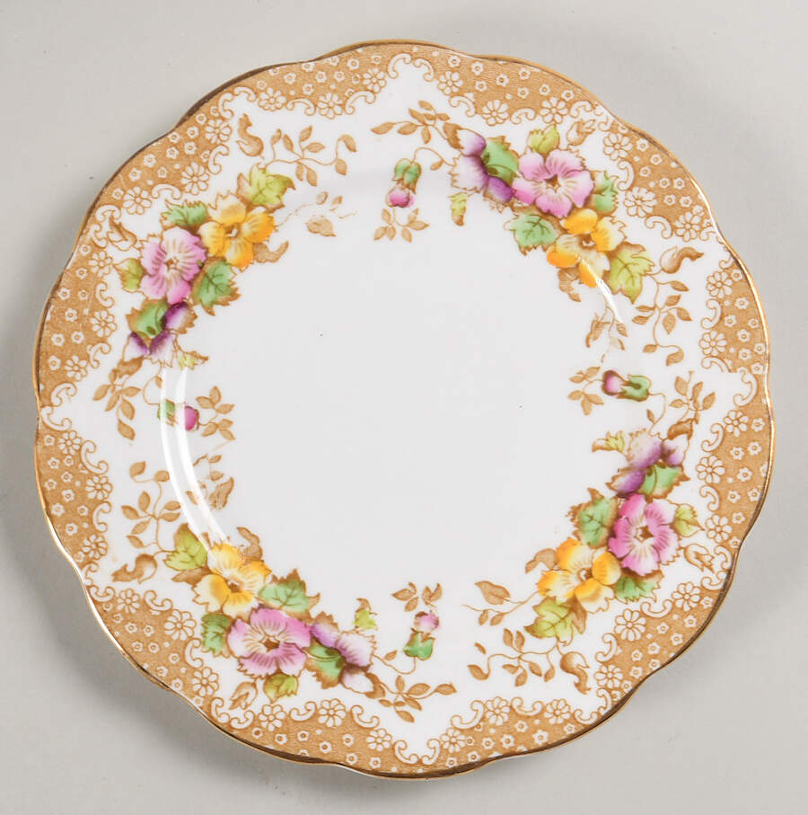 Lovelace Brown Dessert/Pie Plate by Royal Albert-1