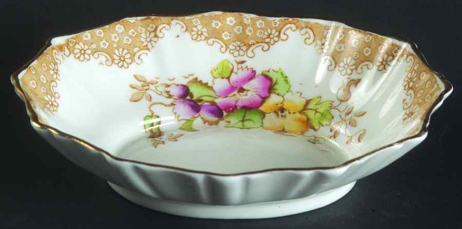 Lovelace Brown Oval Sweet Meat Dish by Royal Albert-1