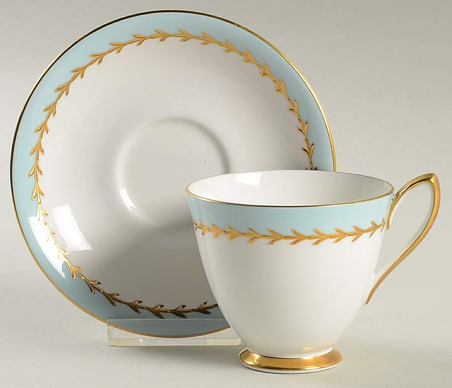 Lucerne Footed Cup & Saucer Set by Royal Albert-1