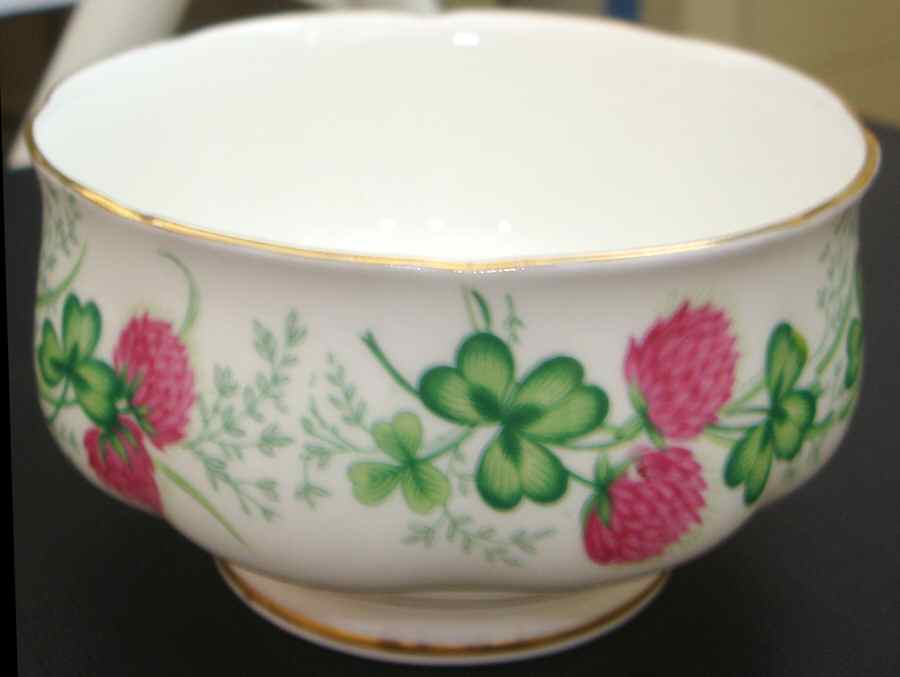 Lucky Clover Open Sugar Bowl by Royal Albert-1