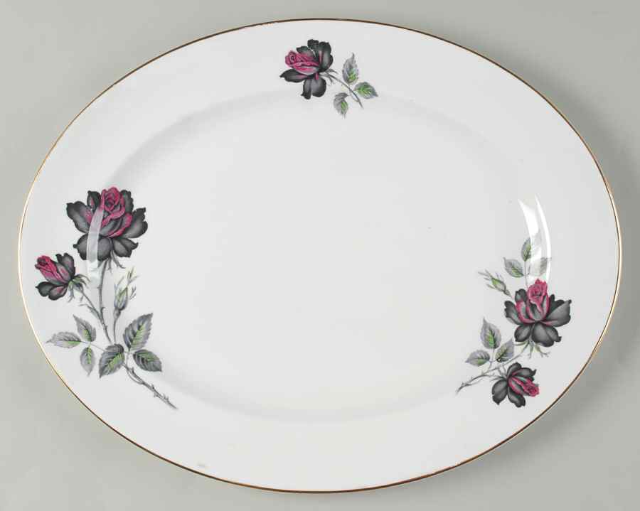 Masquerade 15" Oval Serving Platter by Royal Albert-1