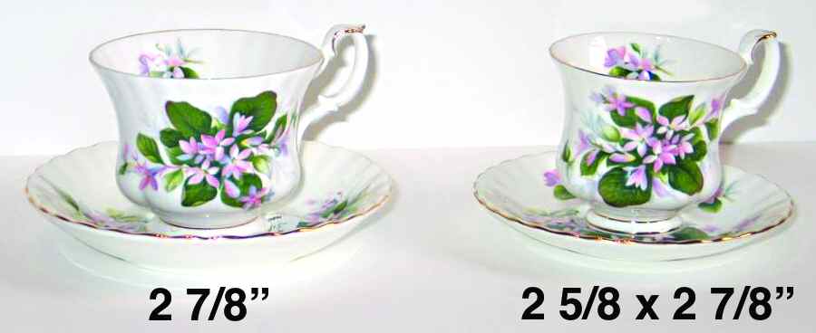 Mayflower Footed Cup & Saucer Set by Royal Albert-1