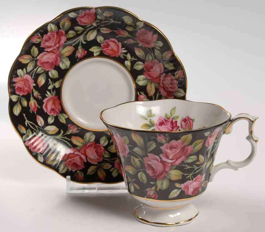 Merrie England Series Footed Cup & Saucer Set by Royal Albert-1