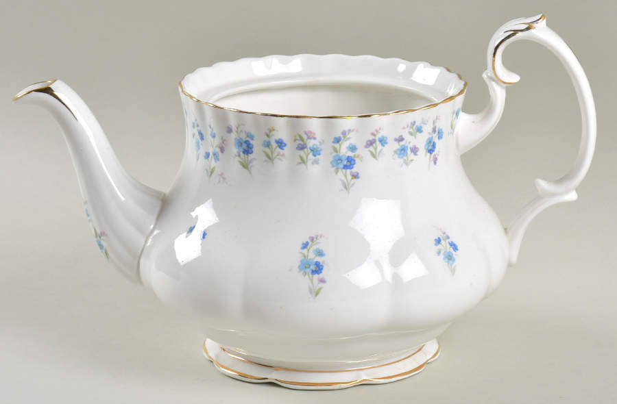Memory Lane Small Teapot No Lid by Royal Albert-1