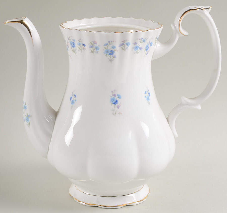 Memory Lane Coffee Pot No Lid by Royal Albert-1
