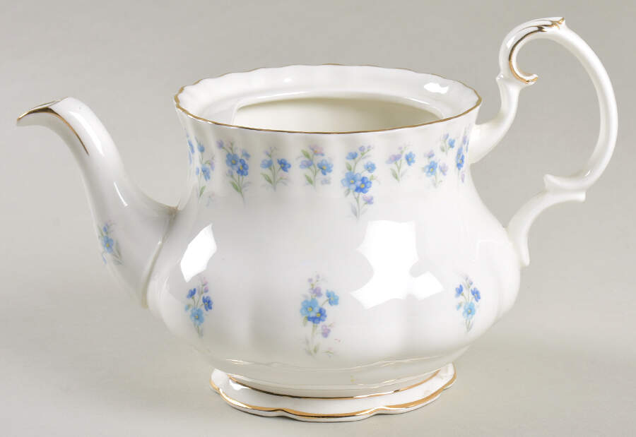Memory Lane Mini Teapot No Lid by Royal Albert-1
