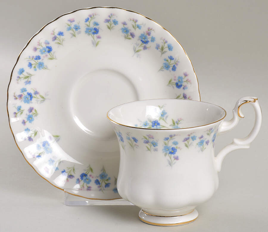 Memory Lane Footed Demitasse Cup & Saucer Set by Royal Albert-1