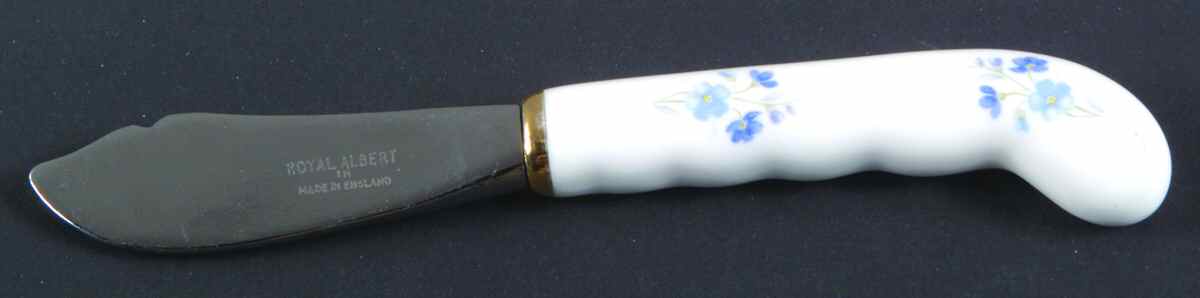 Memory Lane Hollow Handle Butter Spreader by Royal Albert-1