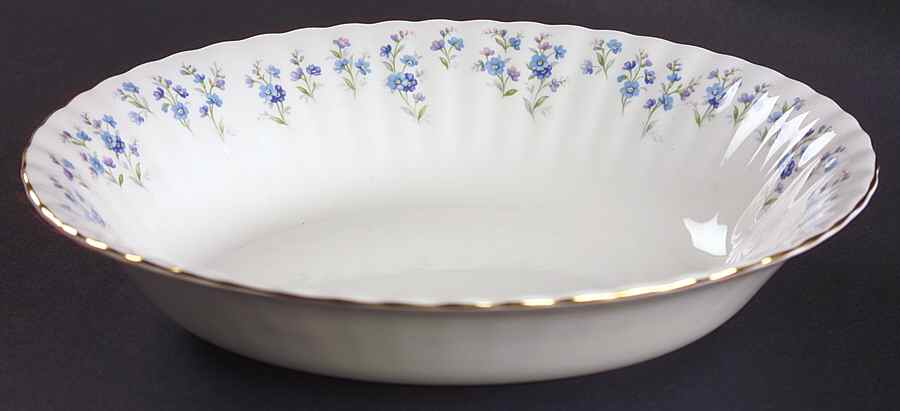 Memory Lane 9" Oval Vegetable Bowl by Royal Albert-1