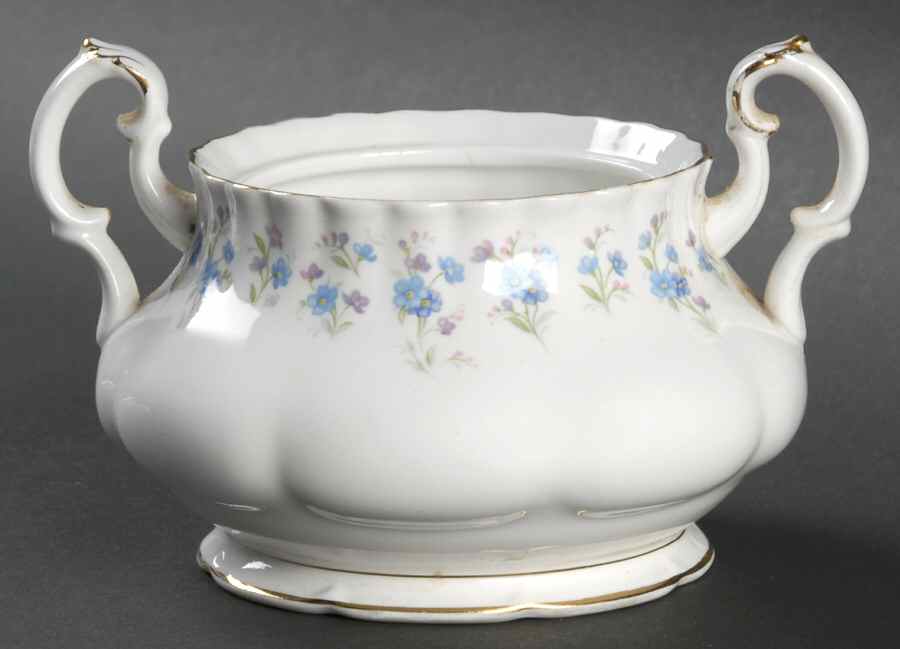 Memory Lane Sugar Bowl No Lid by Royal Albert-1