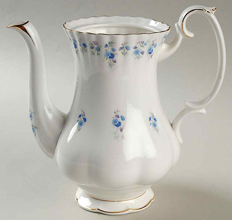 Memory Lane Small Coffee Pot No Lid by Royal Albert-1