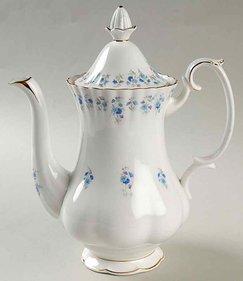 Memory Lane Small Coffee Pot & Lid by Royal Albert-1