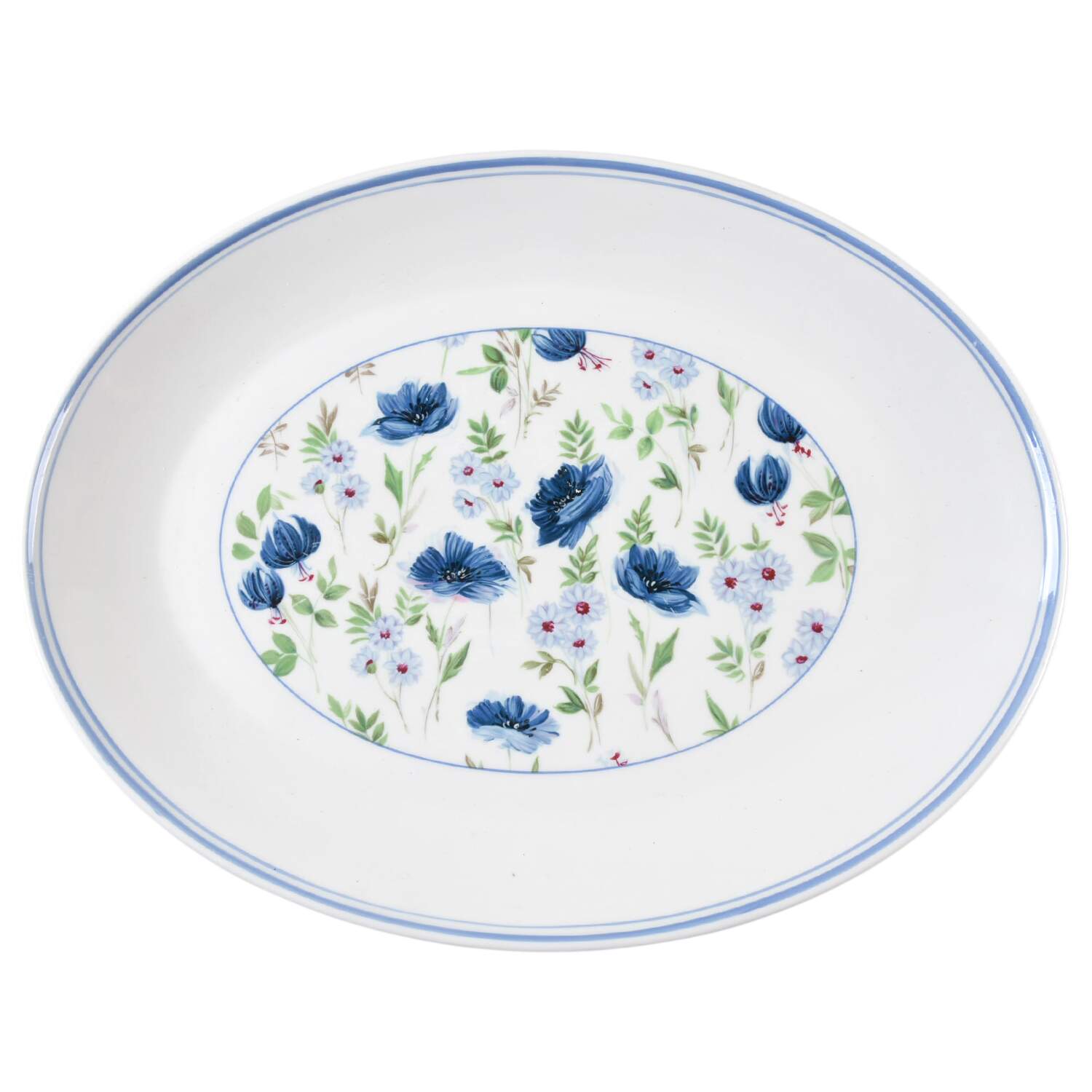 Meadow Song 16" Oval Serving Platter by Royal Albert-1