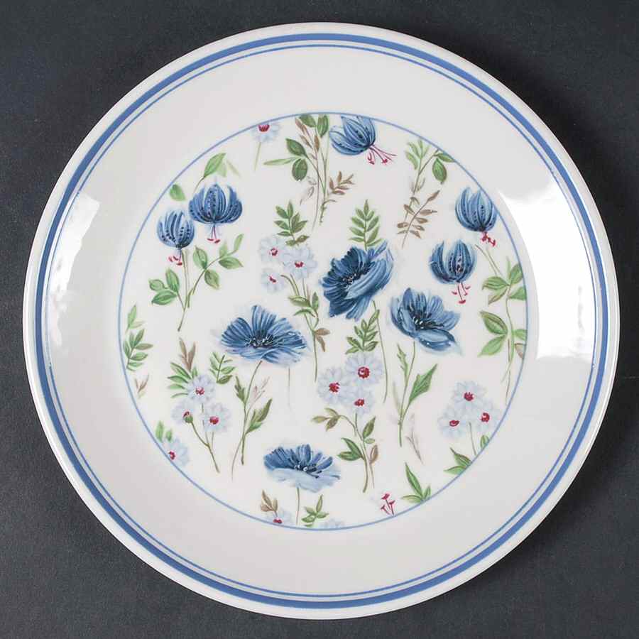 Meadow Song Salad Plate by Royal Albert-1