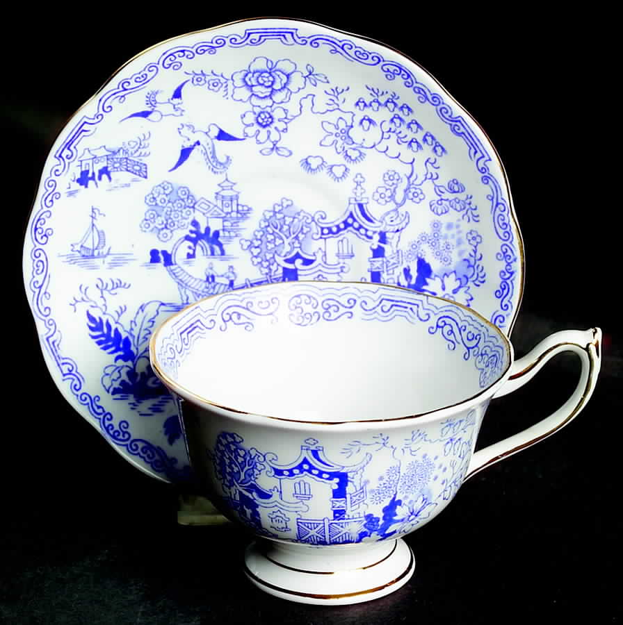 Mikado Footed Cup & Saucer Set by Royal Albert-1